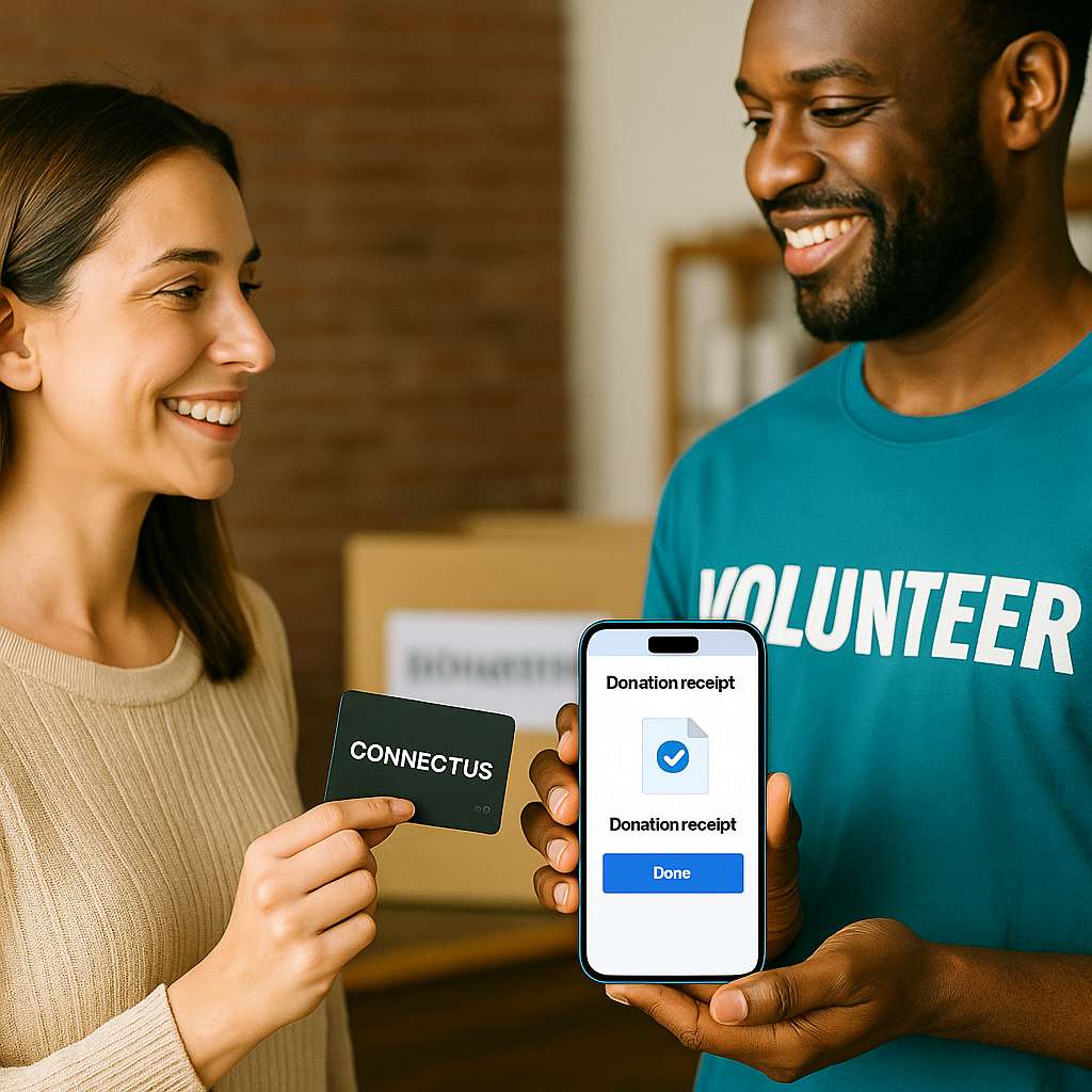 NGO Using Digital Donation Receipt System