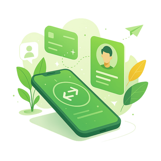 ConnectUs Founder with Digital Business Card